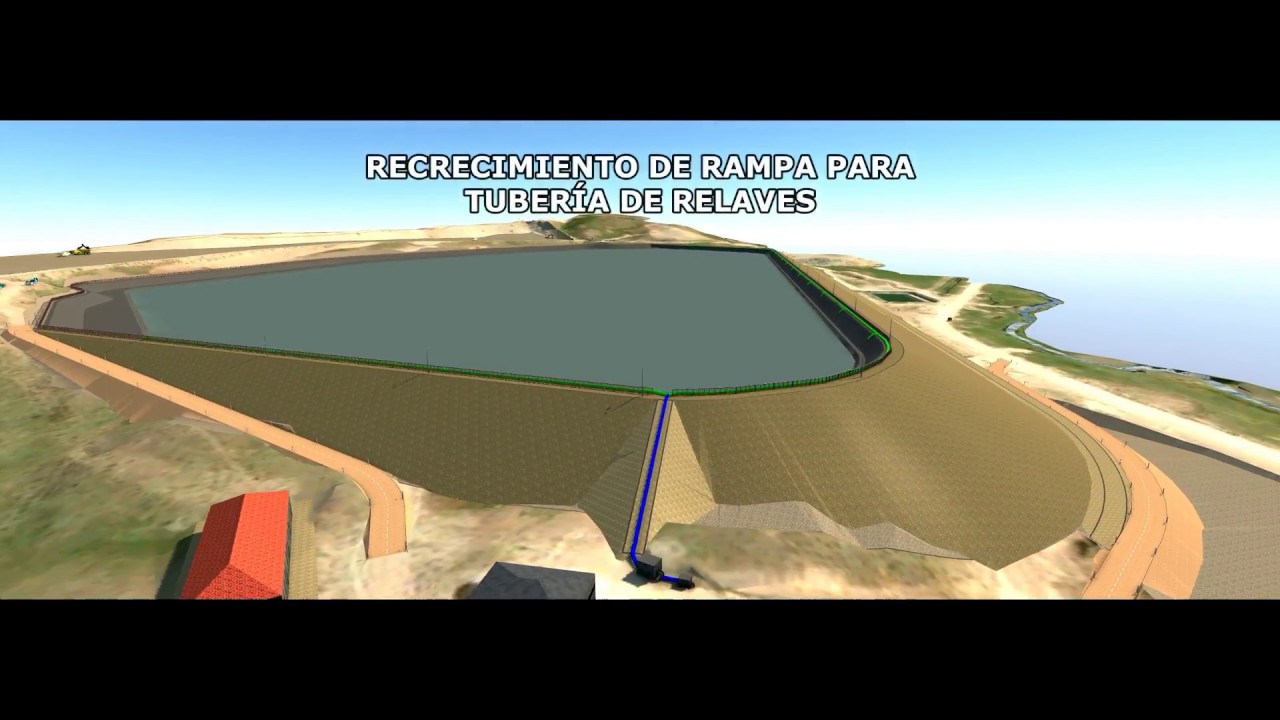 Recrecimiento de Depósito de Relaves - Infraworks 360