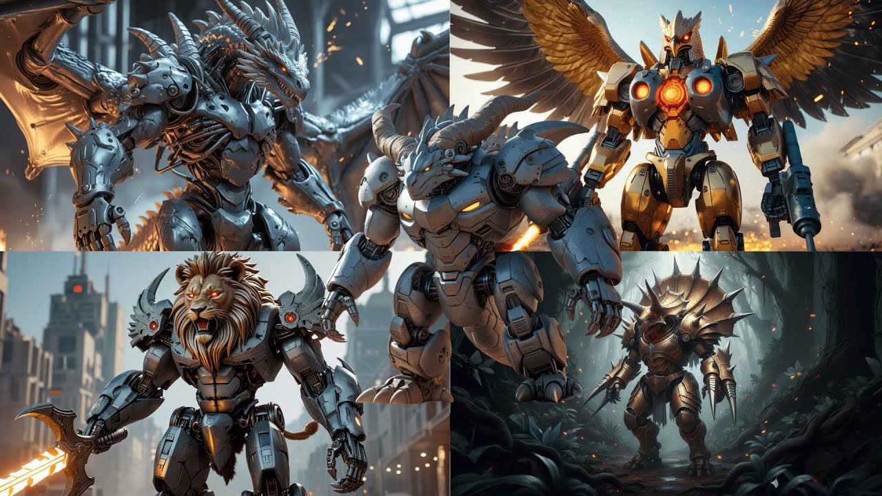 Synthetic: What Would It Be Like If Animals Transformed Into Robots?  |  TRANSFORM LEGENDS