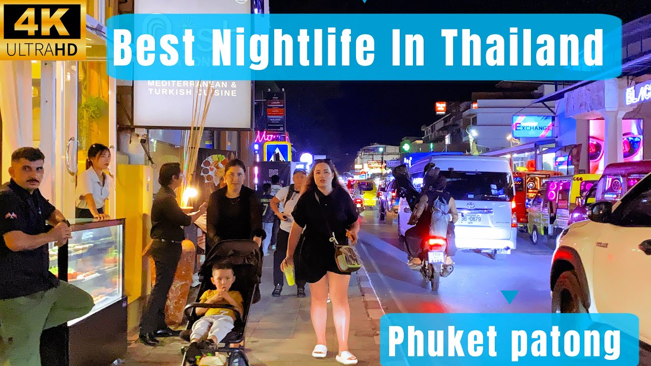 4K HDR | Walking Patong Beach Road at Night | Phuket Thailand 2026 Virtual Tour [ASMR]