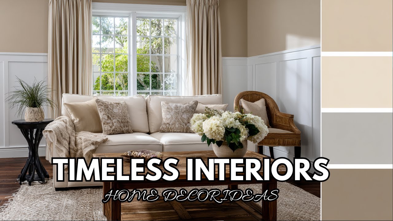 Timeless Interiors ✨ Vintage Inspired Modern Home Decor Ideas