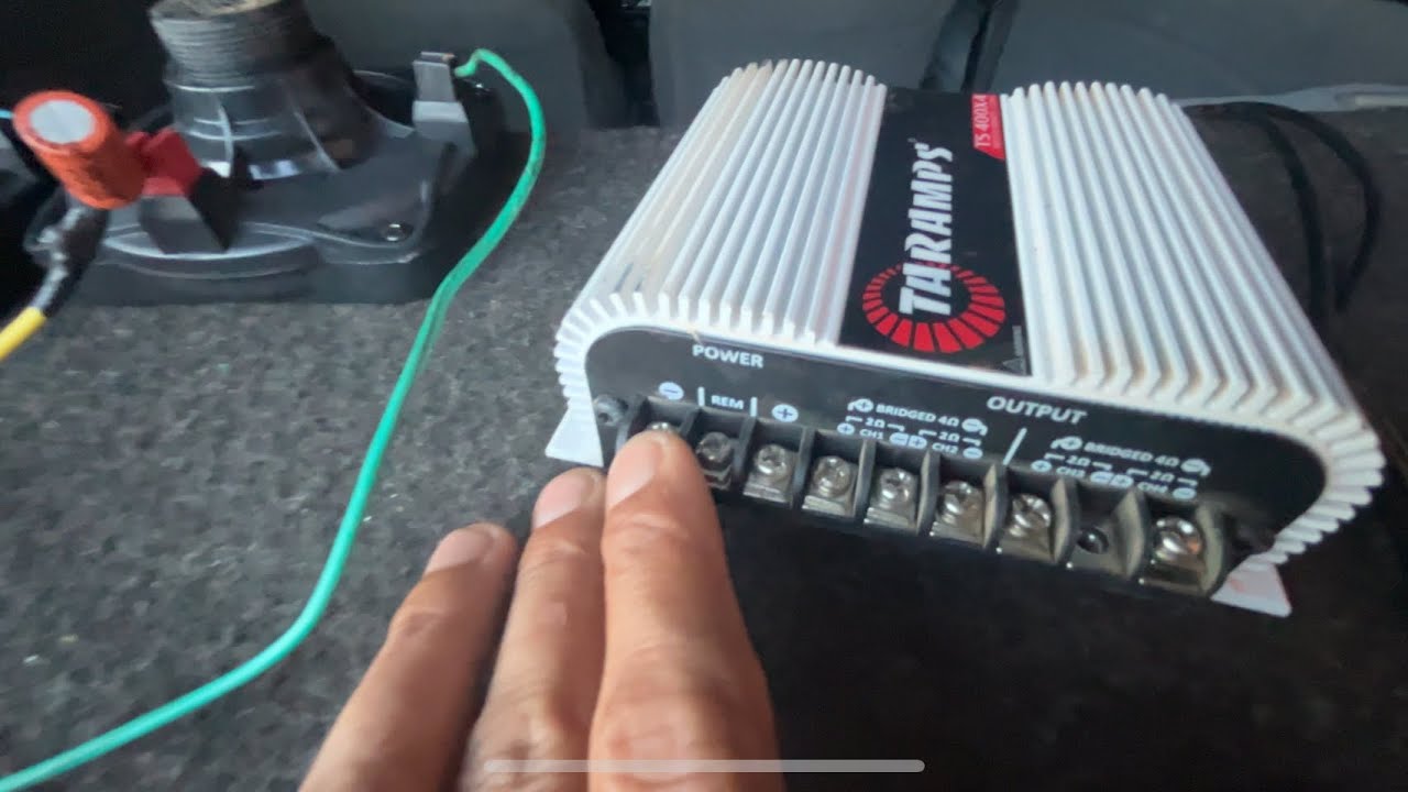 Como ligar 2 corneta e 2 Twitter em um módulo TS400x4 da maneira correta vídeo completo confira