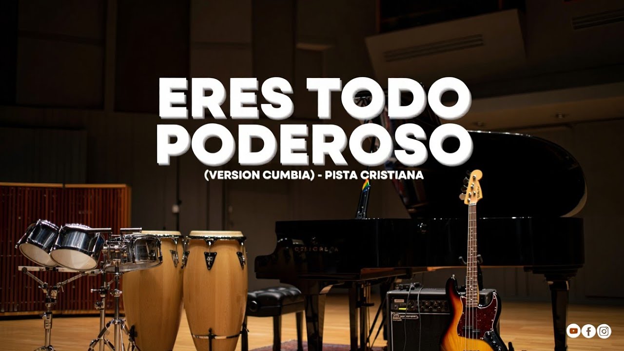 🎹 Eres Todopoderoso – Danilo Montero | Versión Cumbia Cristiana 💃 (Pista Instrumental)