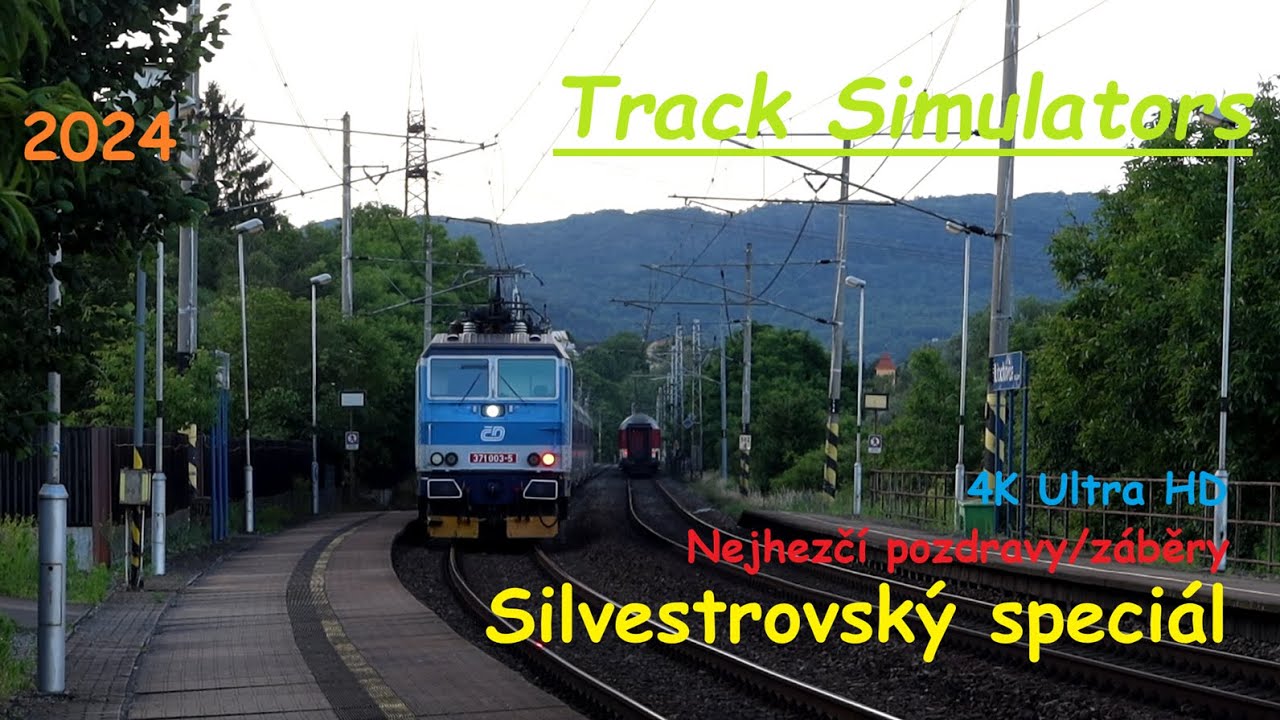 !!! [ Silvestrovský speciál ] !!! ► Nejhezčí záběry/pozdravy vlaků za rok 2024 ► 4K Ultra HD