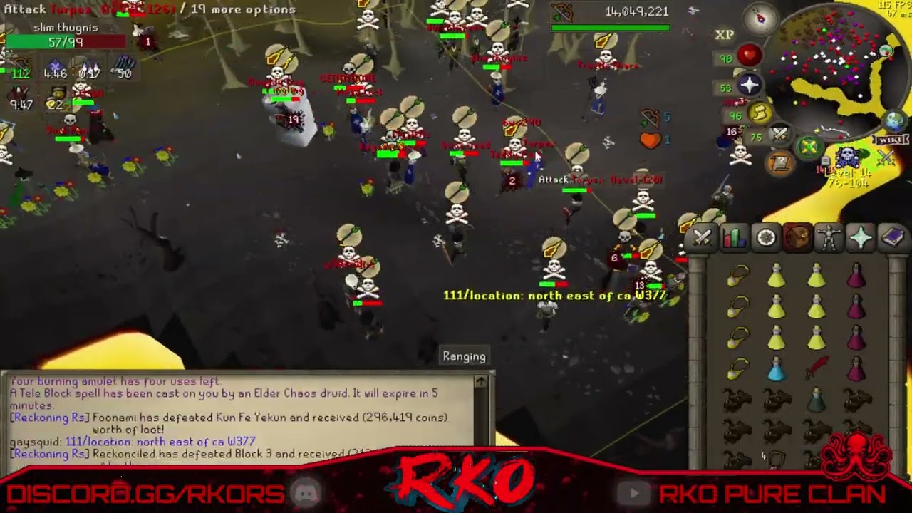 RKO 2 Hour Midweek Cluster vs OFA, TKN, Pulse, LY, SF
