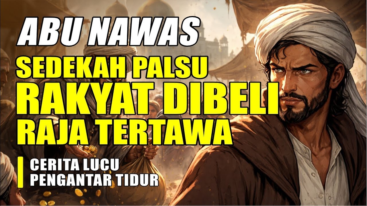 SEDEKAH PALSU RAKYAT DIBELI RAJA, ABU TERTAWA || CERITA LUCU PENGANTAR TIDUR -SEJARAH ISLAM