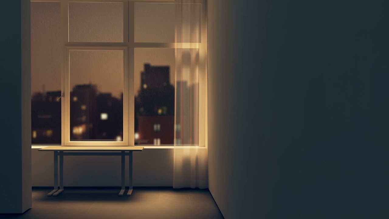 🌧️ Rainy Night Lofi – Calm Focus Music for Quiet Rooms & Deep Work