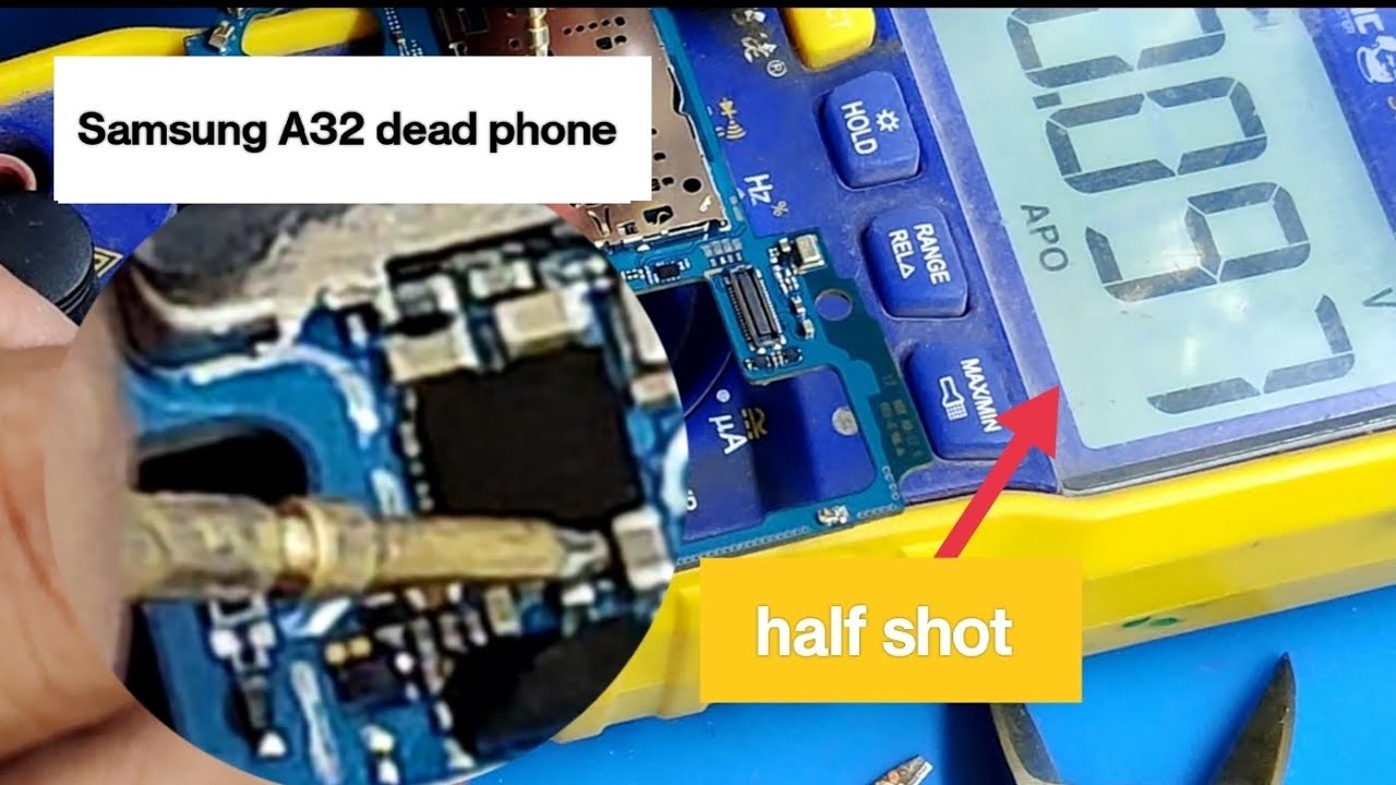 repair dead Samsung A32 || leakage 64Amp || #samsunga325g #solution #subscribe #deadphonerepair