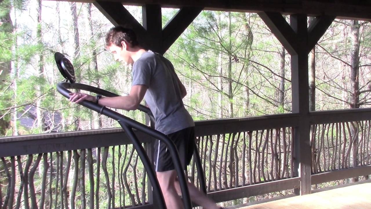 Treadmill Running by Pulling