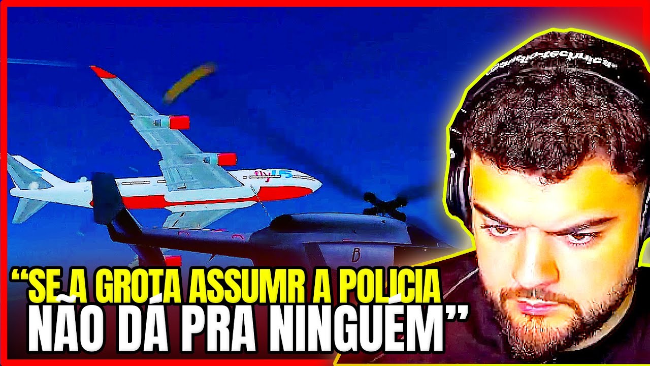 IMPOSSÍVEL😱 LUQUET4 E A GROTA NA POLICIA E DERRUBARAM UM AVIÃO GIGANTE NA CAPITAL CITY GTA RP