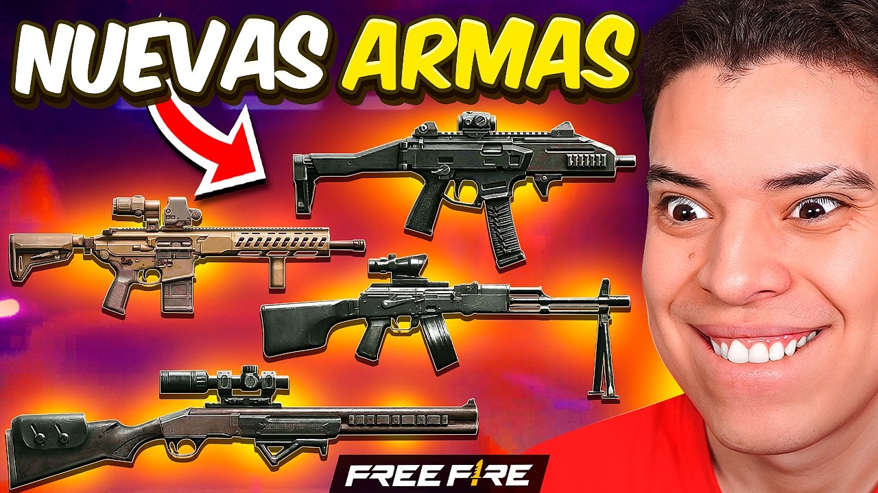 &iexcl;6 NUEVAS ARMAS EN FREE FIRE! 🔥 * EL FIN DE FREE FIRE ESTA CERCA*  TODA LA NUEVA ACTUALIZACION !!!!