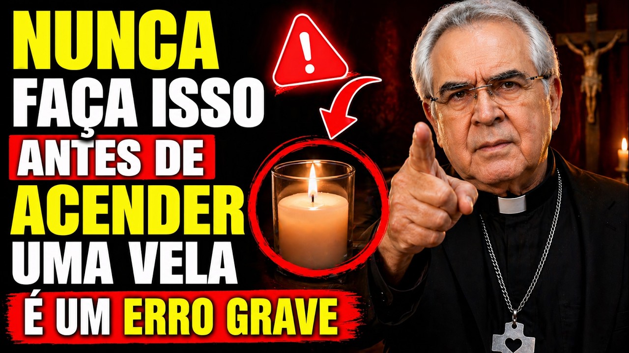NUNCA FAÇA ISSO Antes de ACENDER UMA VELA, É UM ERRO GRAVE | Padre Zezinho