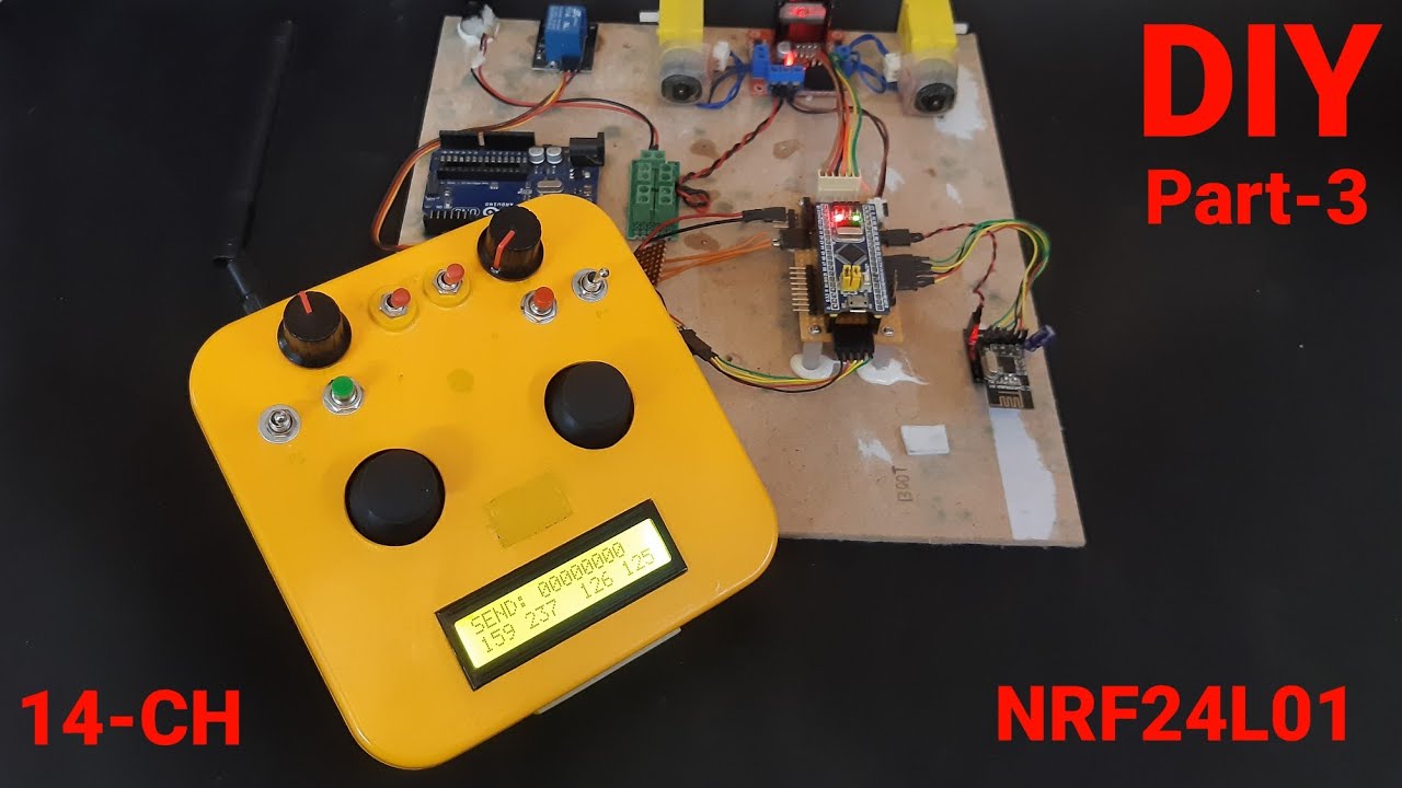 Falcon MK-01 | Part-3 | DIY 14-Channel RC Transmitter | 📡 NRF24L01 | Cars, Drones, Robots 