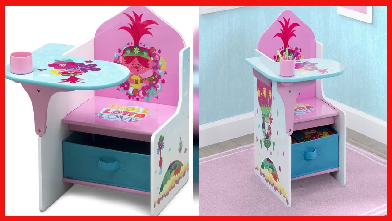 Delta Children Chair Desk with Storage Bin - Ideal for Arts & Crafts, Snack Time, Homeschooling,