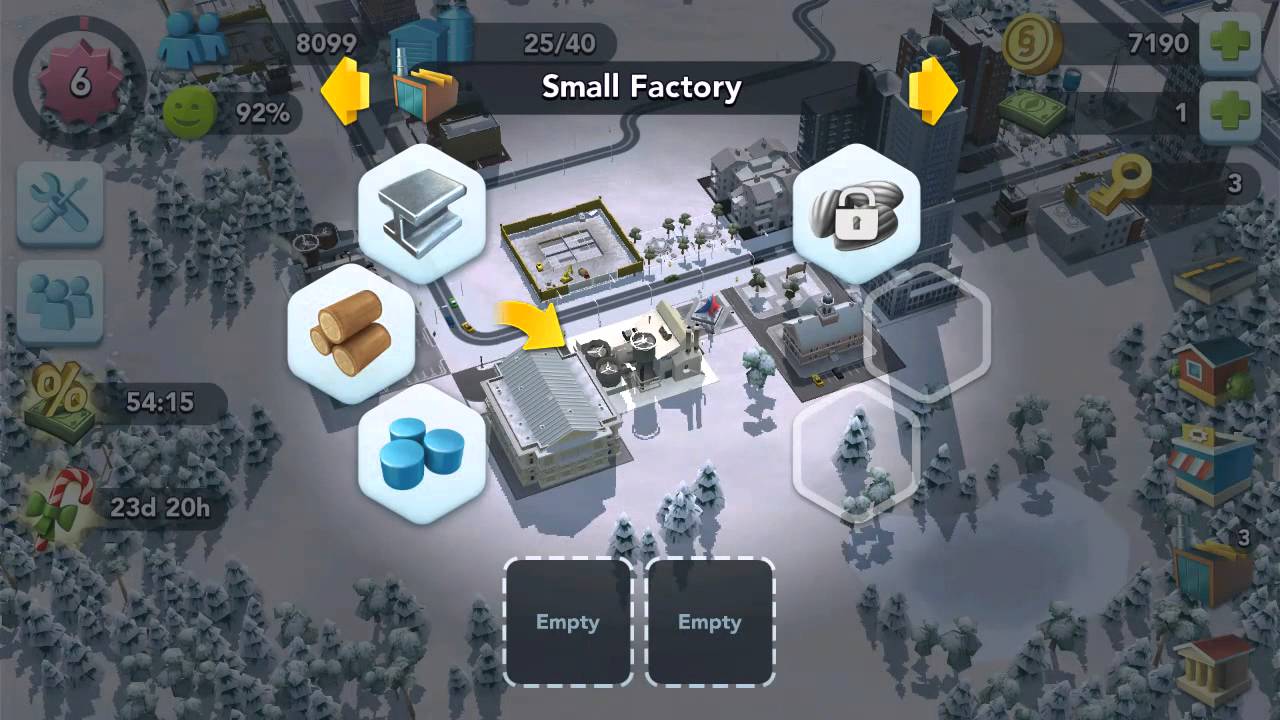 Sim city  on a Saturday*
