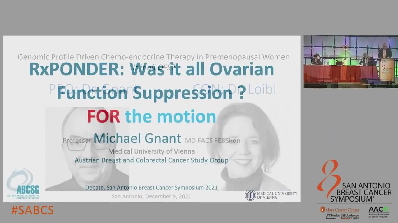 SABCS 2021: DEBATE: RxPONDER: 