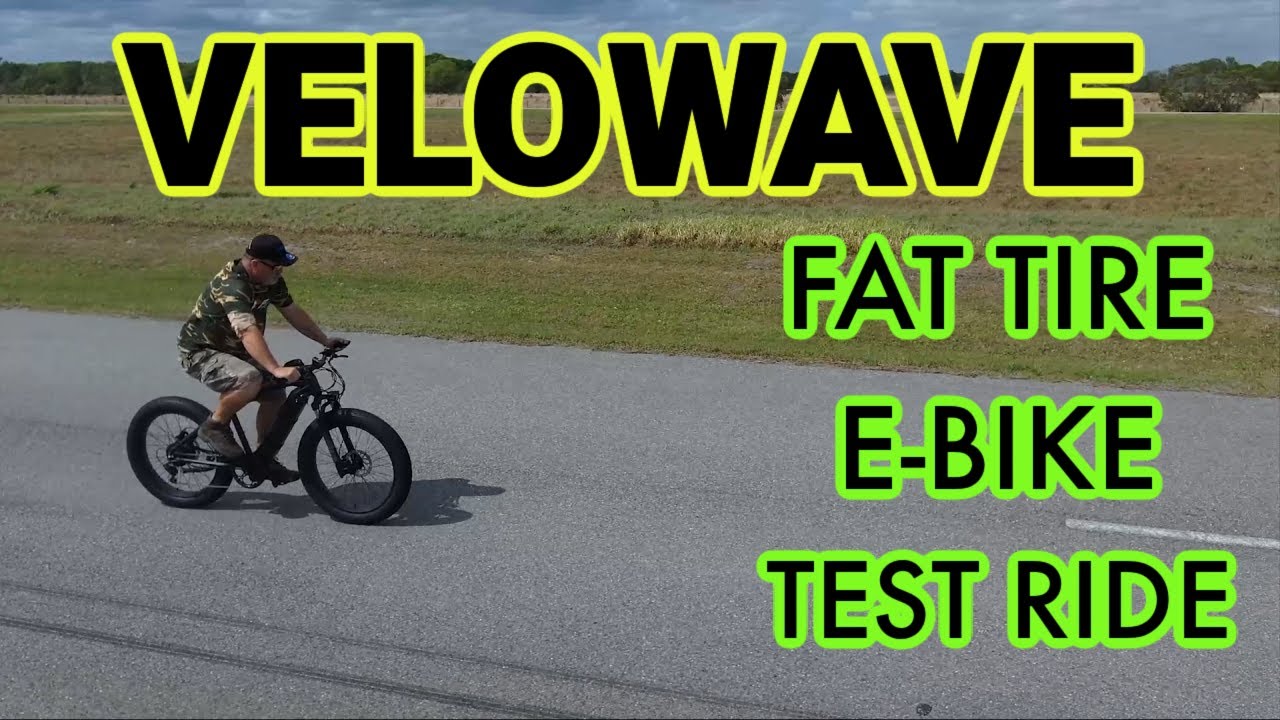Velowave Ranger E-Bike for BIG GUYS Fat Tire Mountain Bike