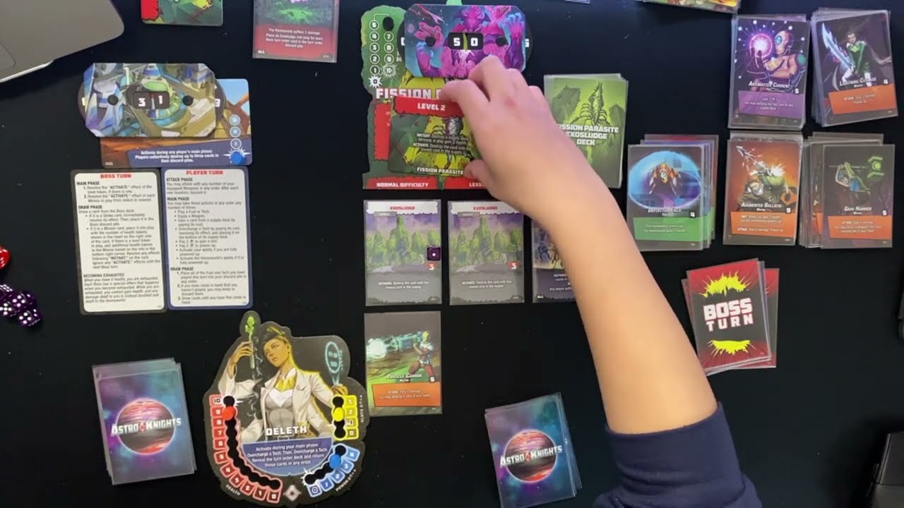 Astro Knights Solo Playthrough  - Deleth vs Fission Parasite | DaniCha