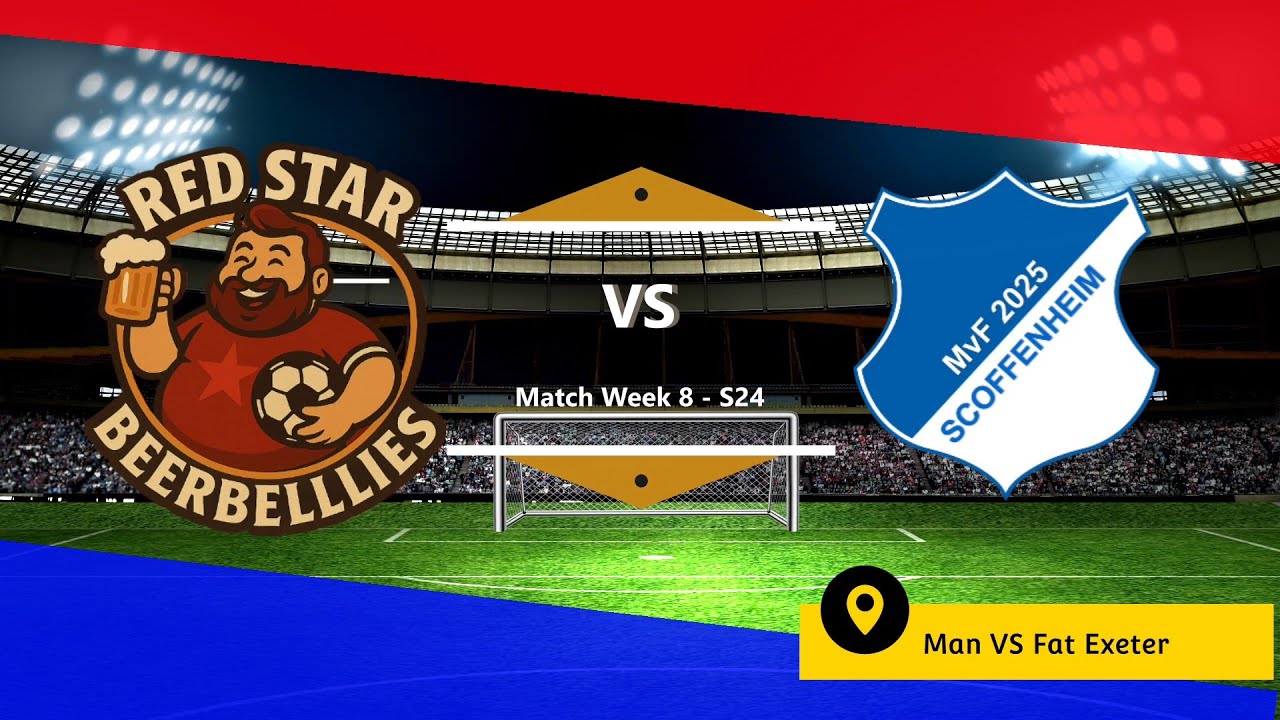 Redstar Beerbellies VS Scoffenheim – W8 S24 | TWO HAT-TRICKS IN ONE GAME 🤯⚽