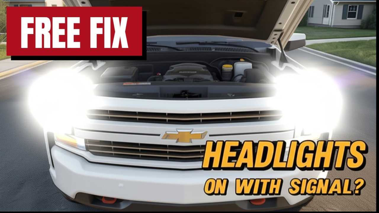 Stop Your Chevy’s High Beams From Flashing With Turn Signals!