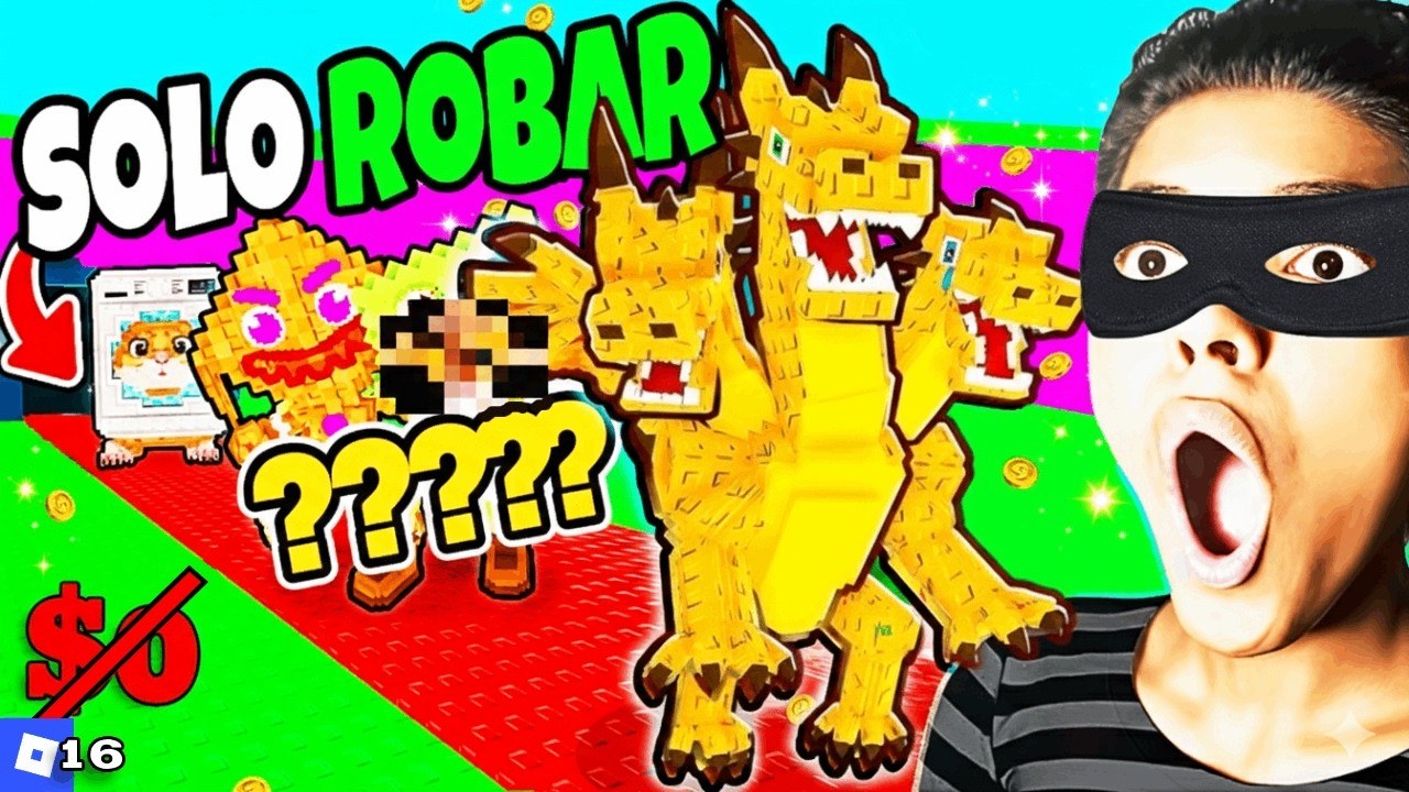 FUI de $0 a $100T SOLO con ROBAR BRAINROT!