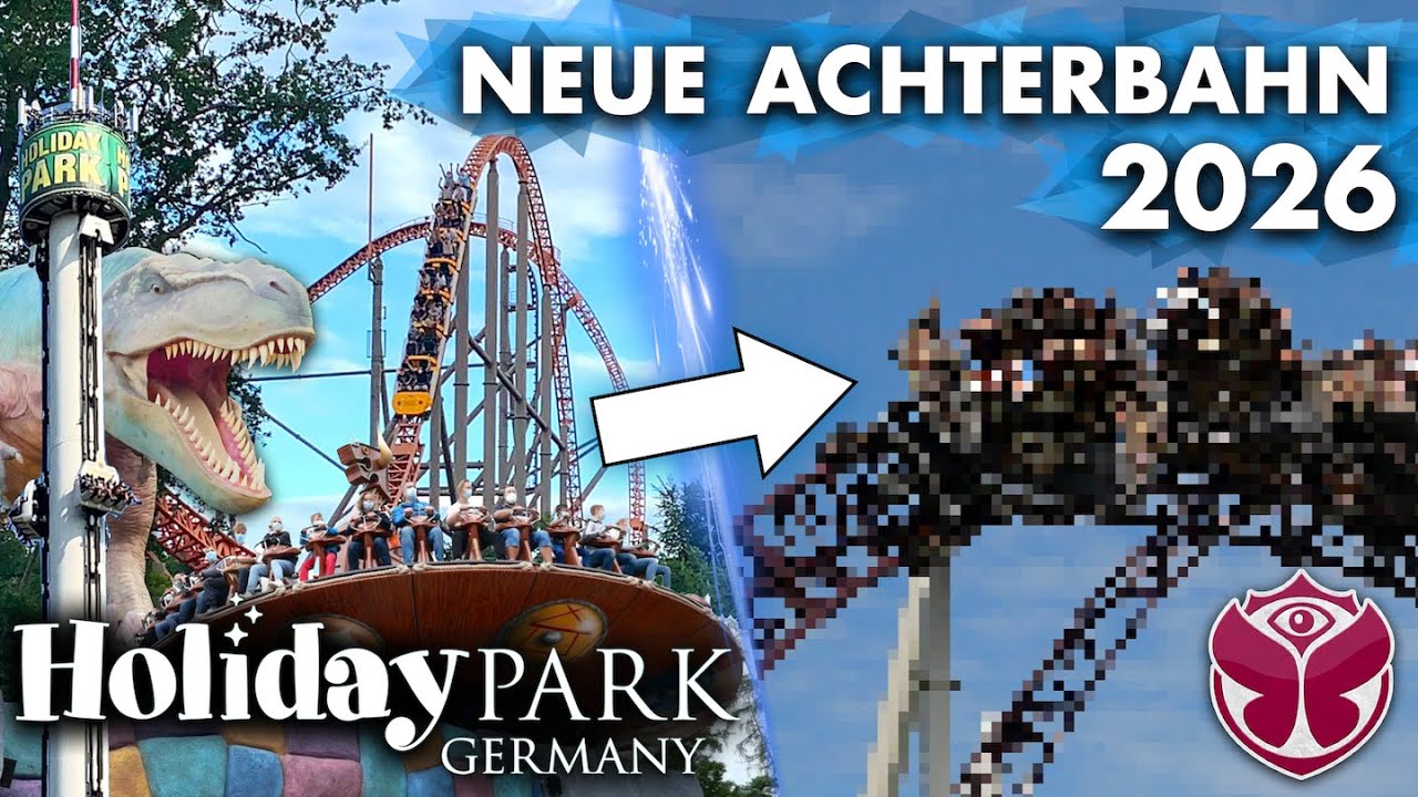 DAS wird die NEUE Gro&szlig;-Achterbahn vom Holiday Park 2026