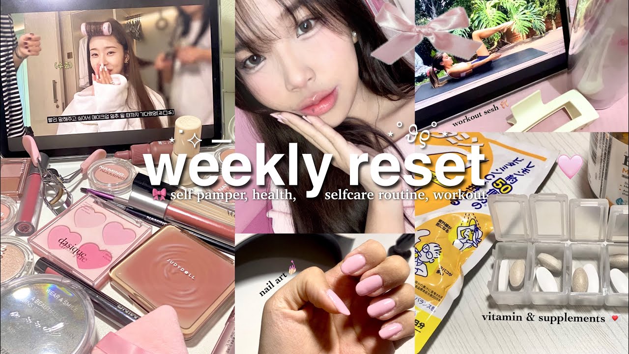 ⊹₊ RESET with me ᯓᡣ𐭩.ᐟ || selfcare, nailcare, vitamins, grwm 🍥