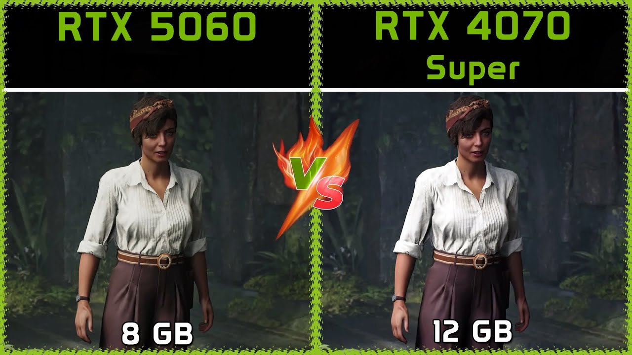 GeForce RTX 5060 vs GeForce RTX 4070 Super