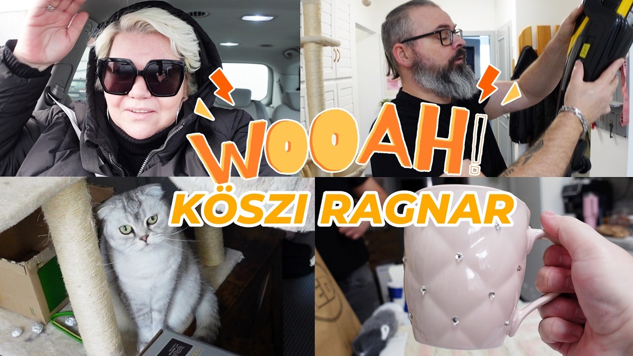 Ragnar nagyon meglepett, hálából vettem neki egy porszívót. Napi vlog❤️