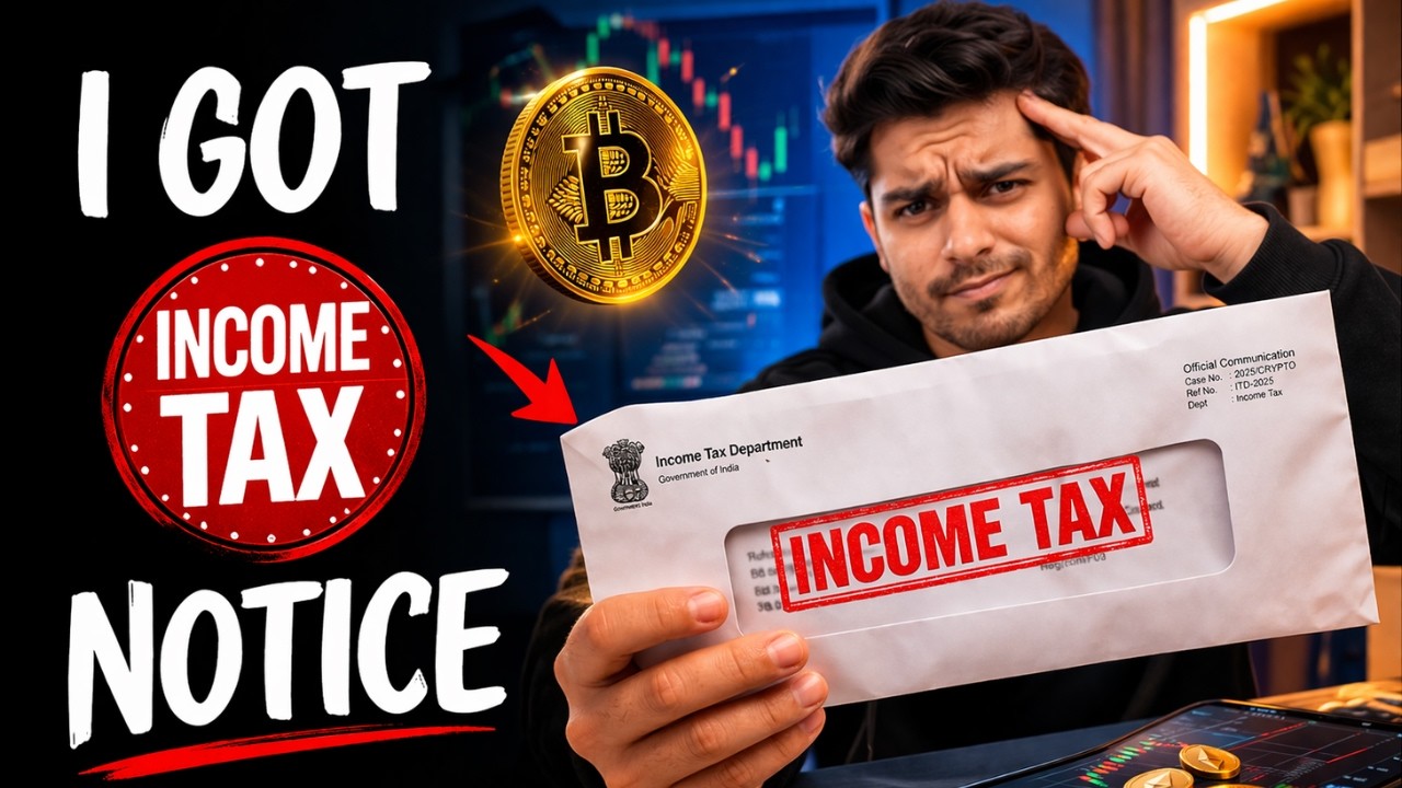 Govt Sending Tax Notices 😳 Crypto investors Must Watch ! FY 2021-22 | CEO KoinX Punit Agarwal