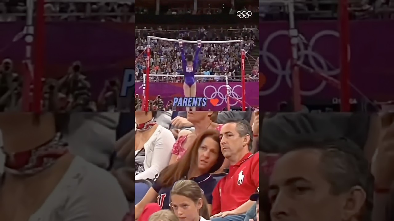 OLYMPIC GYMNAST’S VIRAL PARENTS REACTION‼️