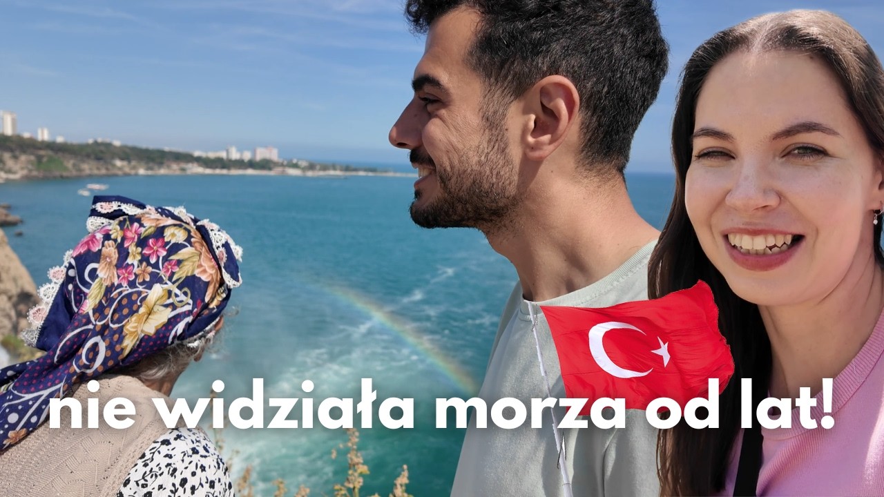 Zobaczyła morze pierwszy raz od 20 lat! 🥹 Antalya 🇹🇷 VLOG | Kawa po turecku