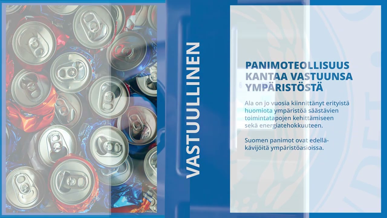 Panimoteollisuuden ymp&auml;rist&ouml;vastuu