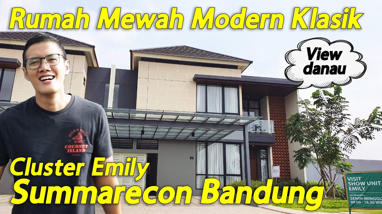 Rumah Mewah Modern Klasik Cluster Emily Di Summarecon Bandung
