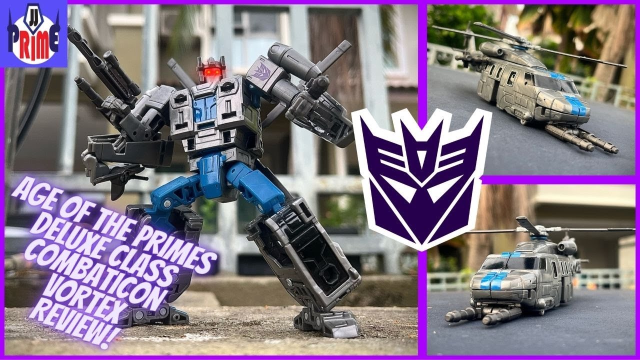 JJ Prime REVIEWS: Transformers Age Of The Primes Deluxe VORTEX [AOTP Bruticus Part 1]!
