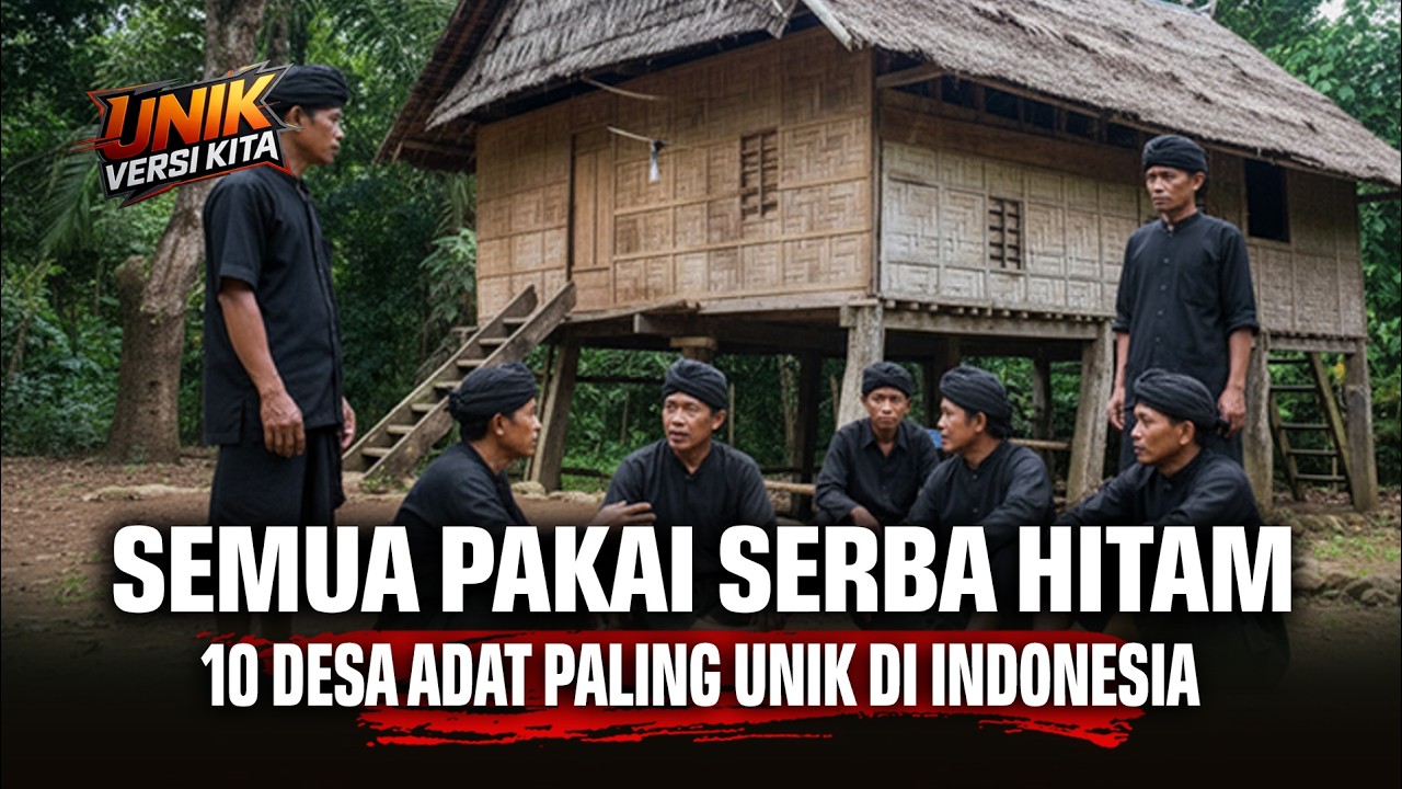 10 Desa Adat Paling Unik di Indonesia – Tradisi yang dijaga Ribuan Tahun!