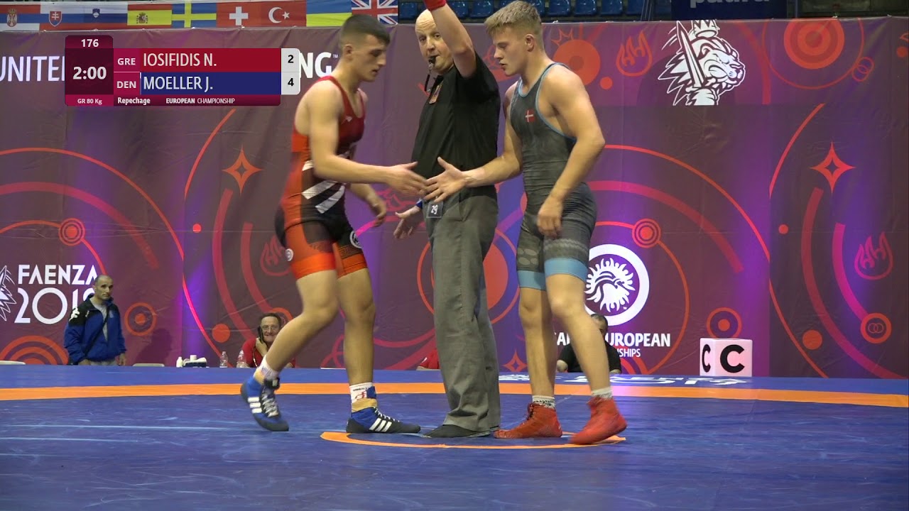 Repechage GR - 80 kg: N. IOSIFIDIS (GRE) v. J. MOELLER (DEN)