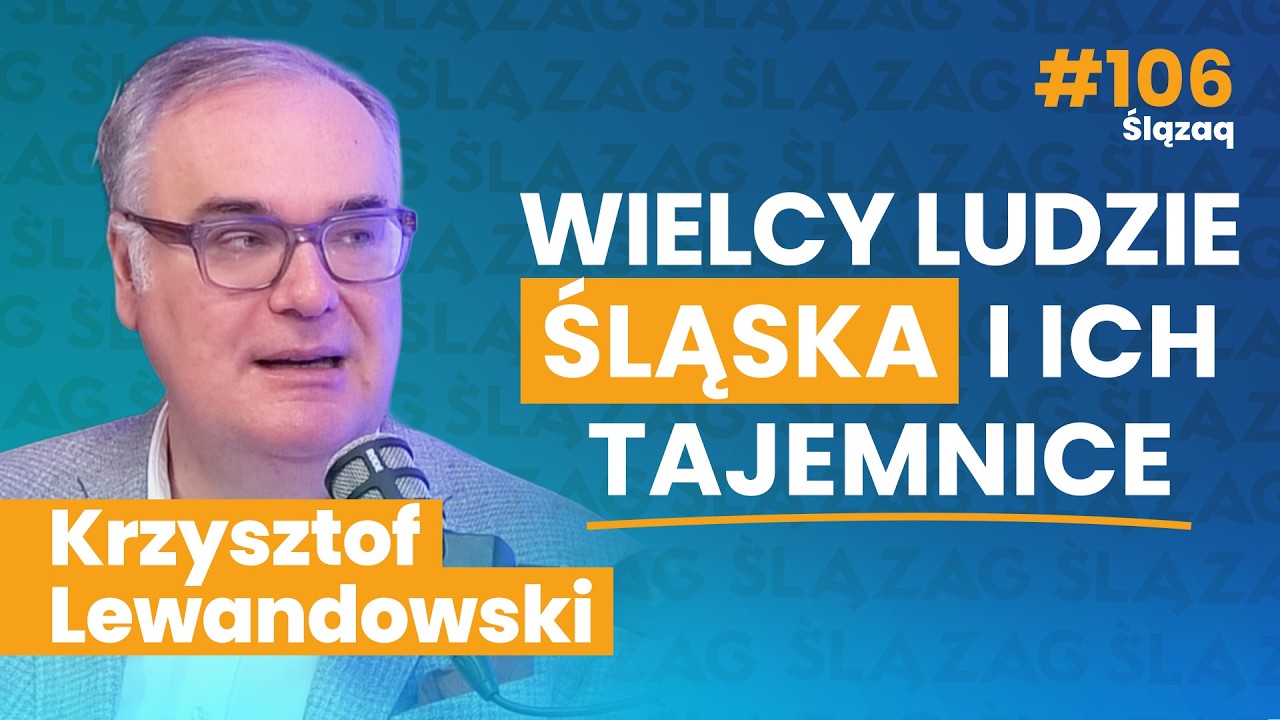 Krzysztof Lewandowski w ŚLĄZAQ: pisarz, który z historii Śląska wydobywa ludzi z krwi i kości