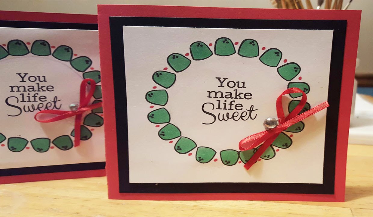 Wreath Christmas Card - GiftBasketAppeal