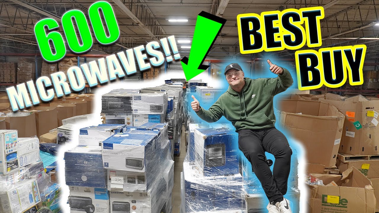 We bought 600 microwaves to Resell & Flip | Electronic Returns Truckload
