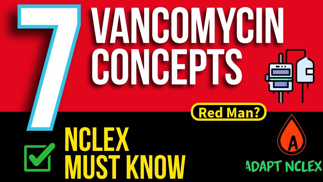 Vancomycin for the NCLEX | Nursing Pharmacology Review & Priority Actions