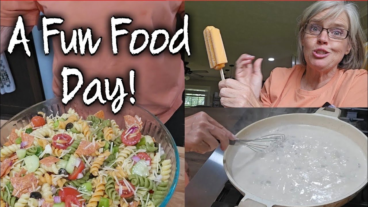A Quick Breakfast For the Men & Summertime Pasta Salad