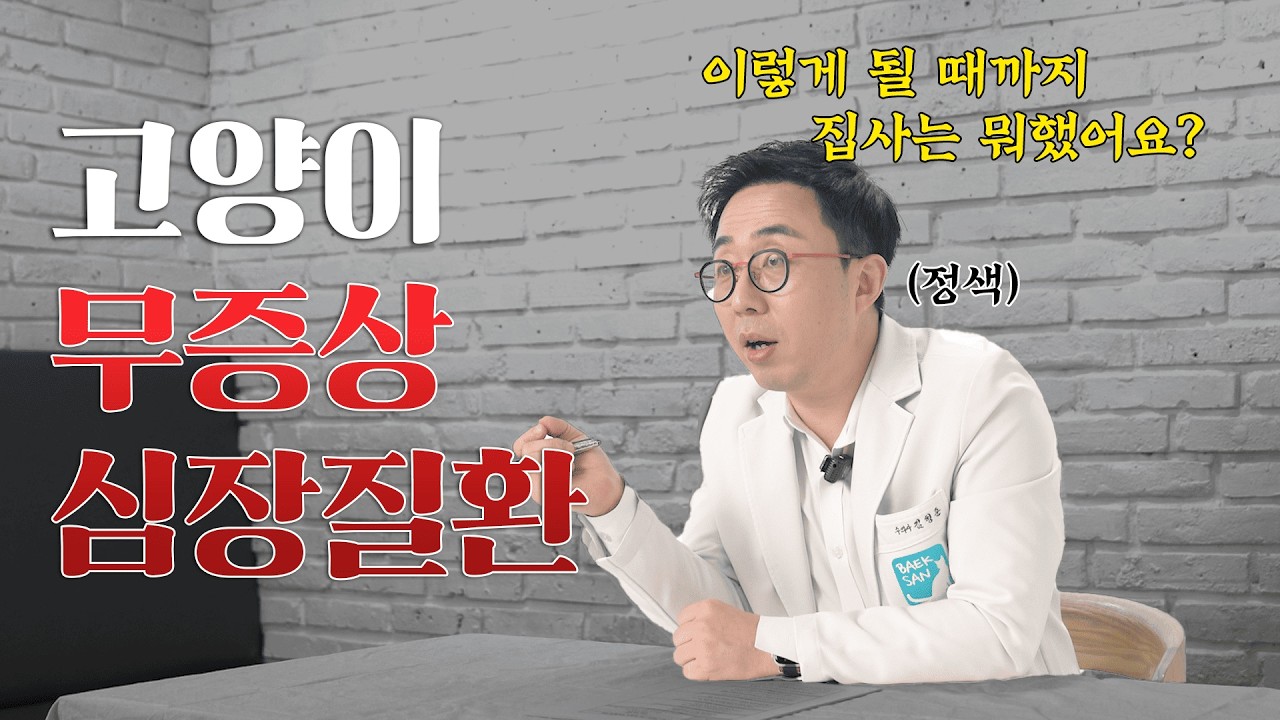 돈 한푼 안 들이고 고양이 심장질환을 미리 알 수 있는 유일한 방법 대공개