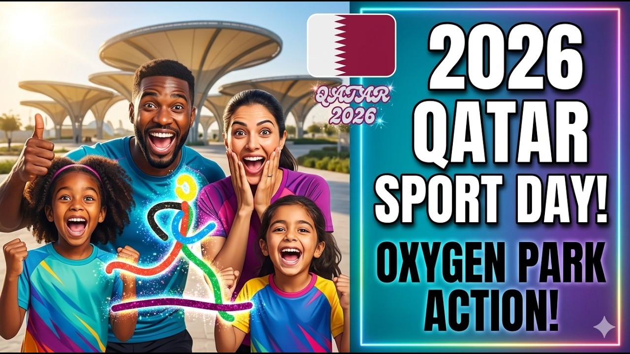 Oxygen Park Qatar в Национальный день спорта 2026 🇶🇦 | Фитнес, семейный отдых и активный образ жи...
