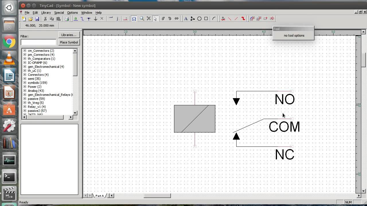 Create new library and schematic symbols in TinyCAD