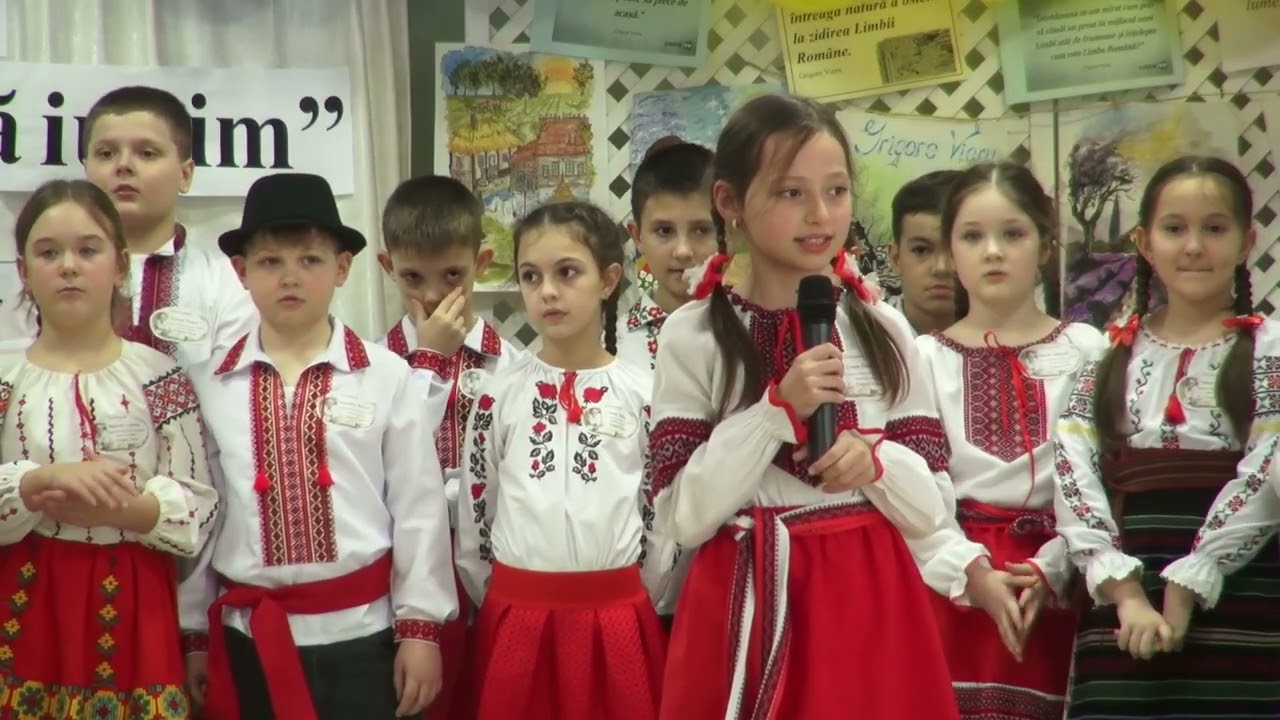 Liceul Teoretic Ion Creangă s. Coșnița, ziua recunoștinței  poetului Grigore Vieru