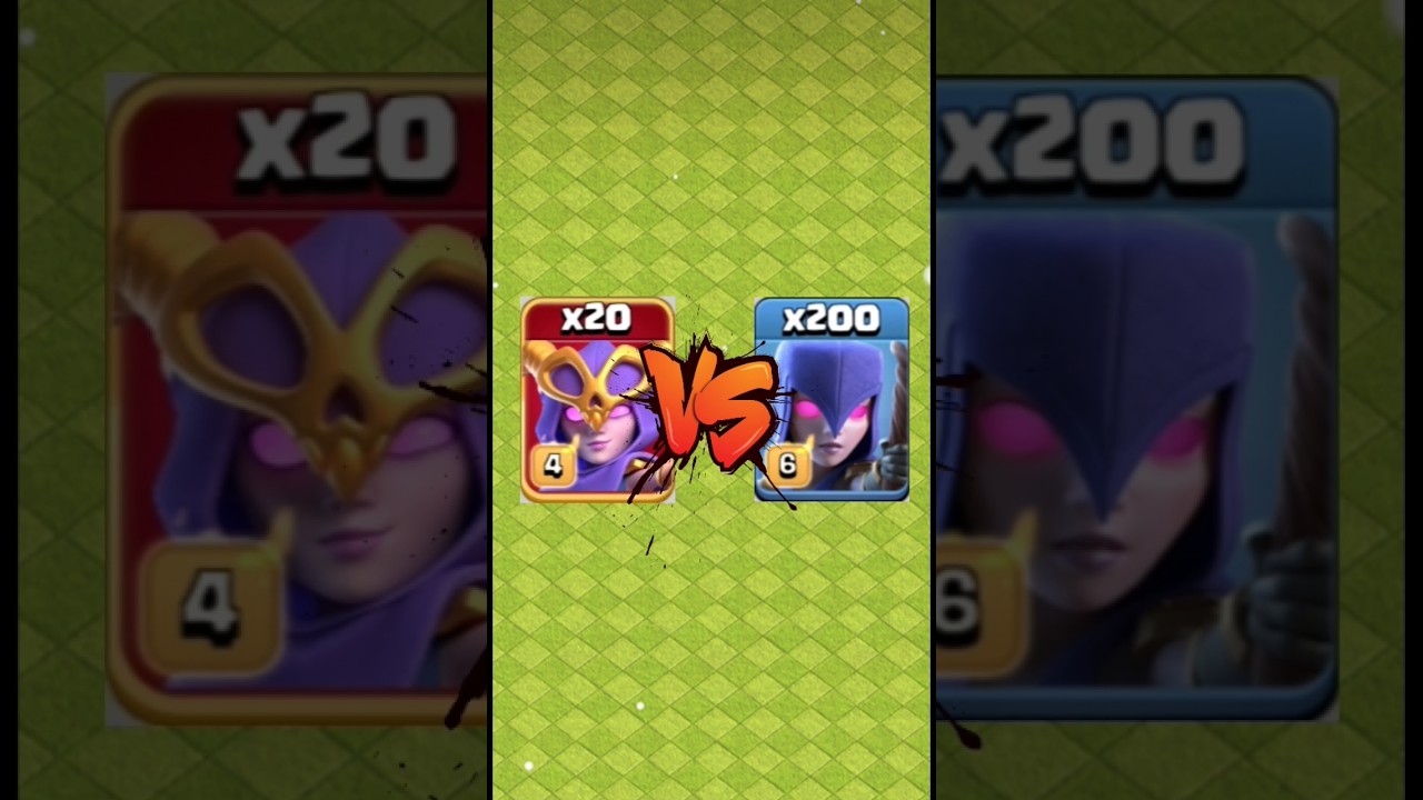 Witch vs Super Witch 😱🤯/ #coc #trand #viral