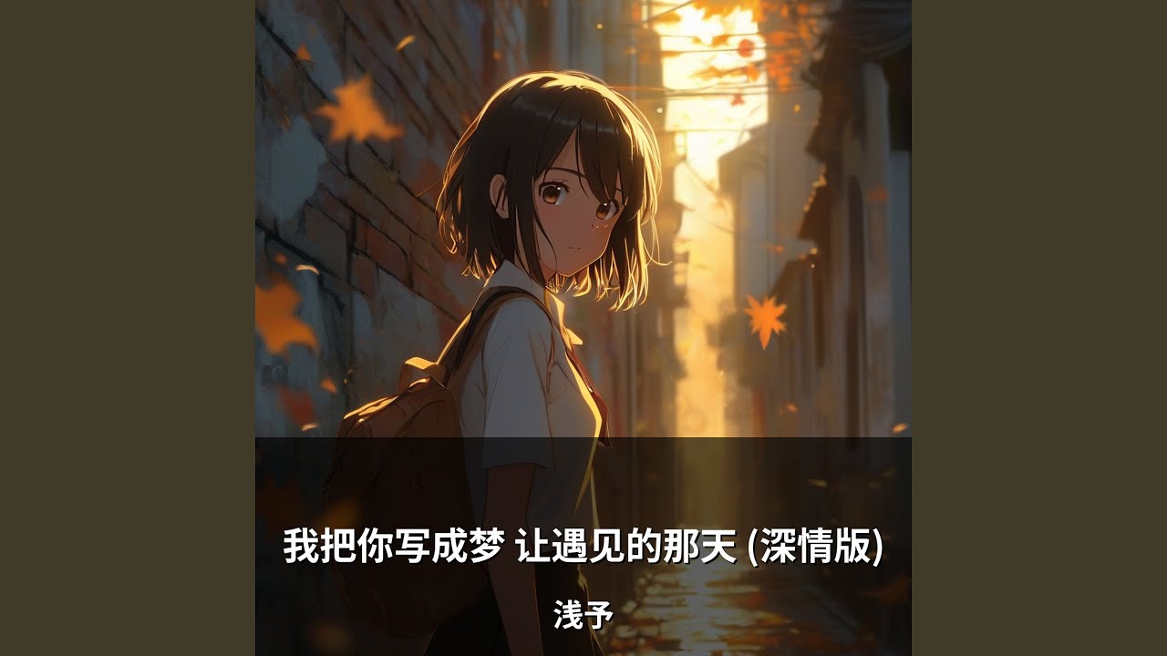 我把你写成梦 让遇见的那天 (深情版)