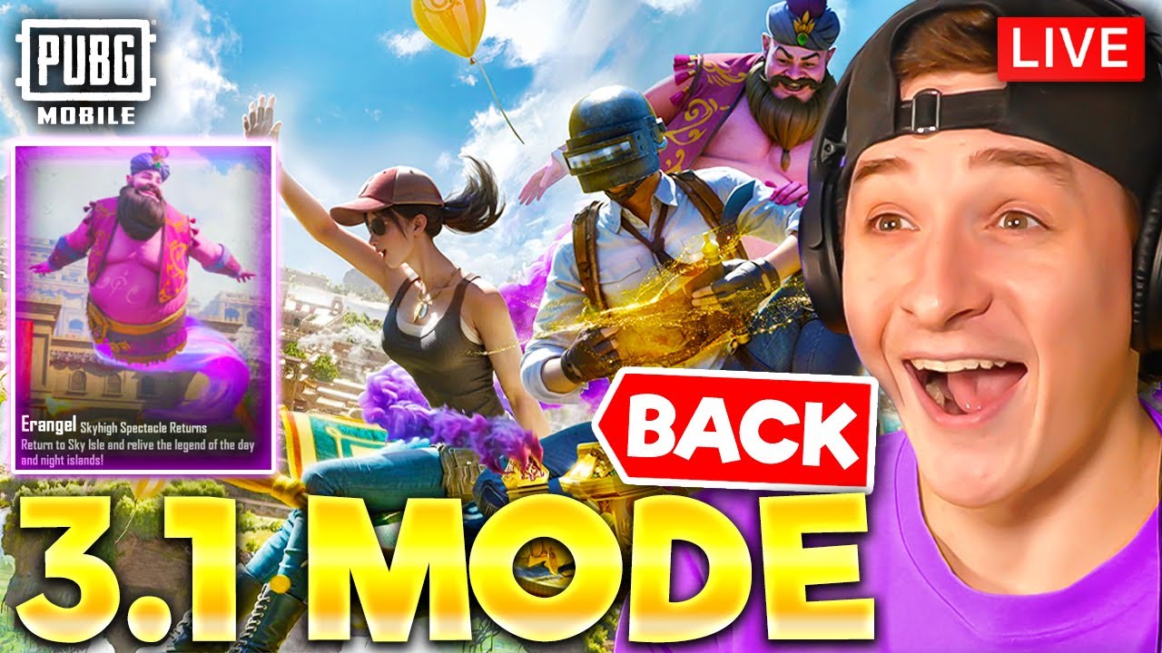🔴 3.1 MAGIC CARPET MODE IS BACK!!! PUBG MOBILE