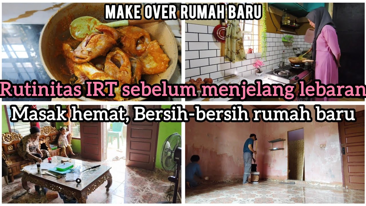 Rutinitas sebelum menjelang lebaran 2026 masak, bersih-bersih rumah baru #dailyvlog #bersihbersih 