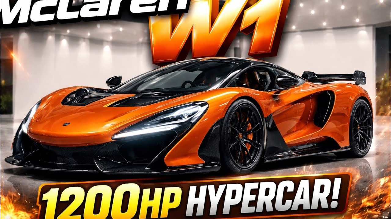 McLaren W1 Hypercar 1200HP Hybrid Beast Unleashed 🚀🔥